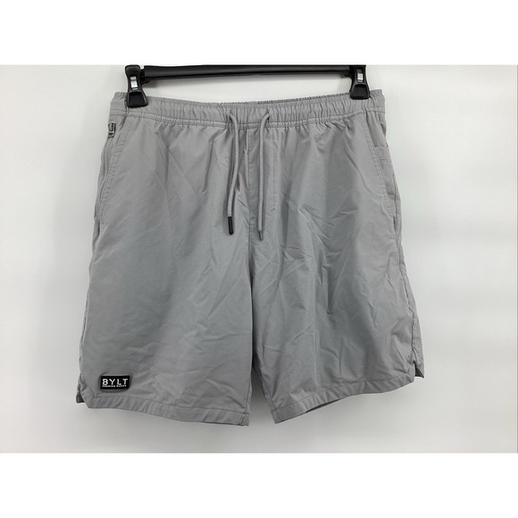 BYLT Basics Other - BYLT Shorts Mens Medium Gray Premium Basics Performance Joggers Athletic Running